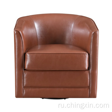 Оптом светло-коричневый PU вращающийся стул